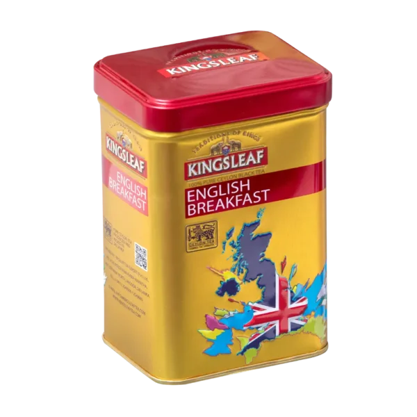 Kingsleaf – Trà English Breakfast hộp thiếc 85g (phiên bản Gold)