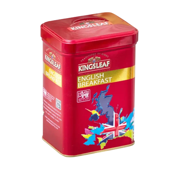 Kingsleaf – Trà English Breakfast hộp thiếc 85g (phiên bản Red)