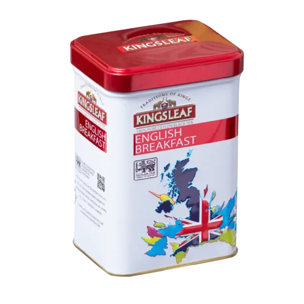 Kingsleaf – Trà English Breakfast hộp thiếc 85g (phiên bản White)