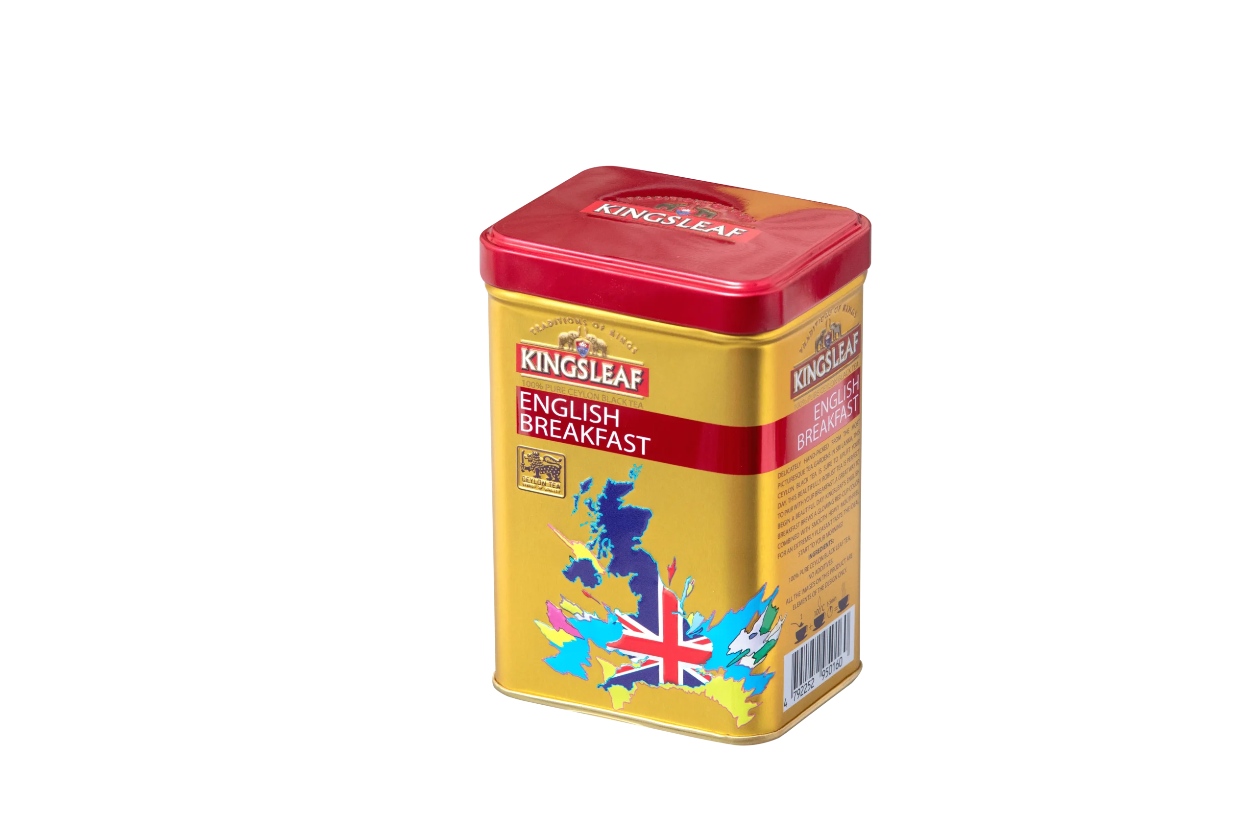 Kingsleaf – Trà English Breakfast hộp thiếc 85g (phiên bản Gold)
