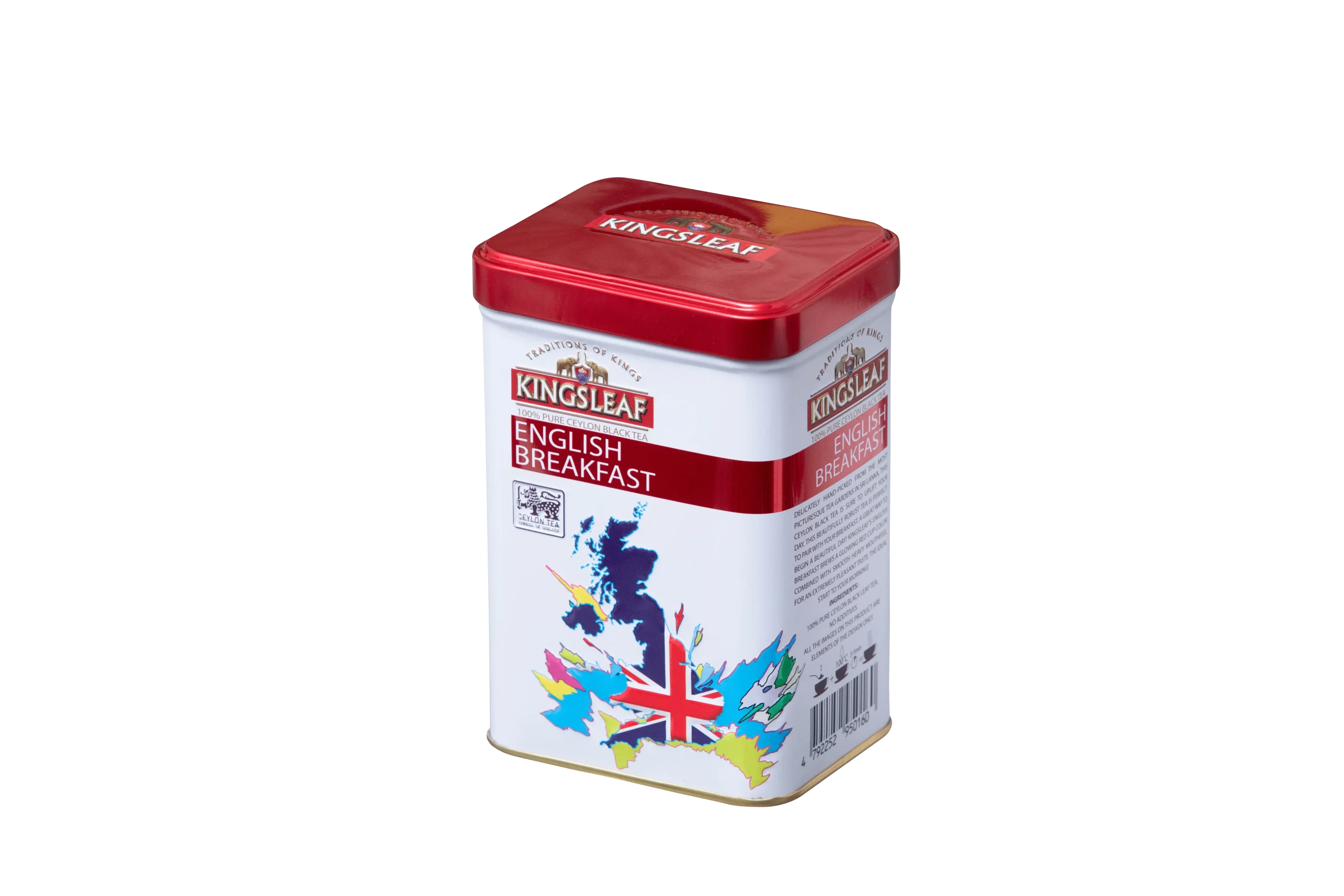 Kingsleaf – Trà English Breakfast hộp thiếc 85g (phiên bản White)
